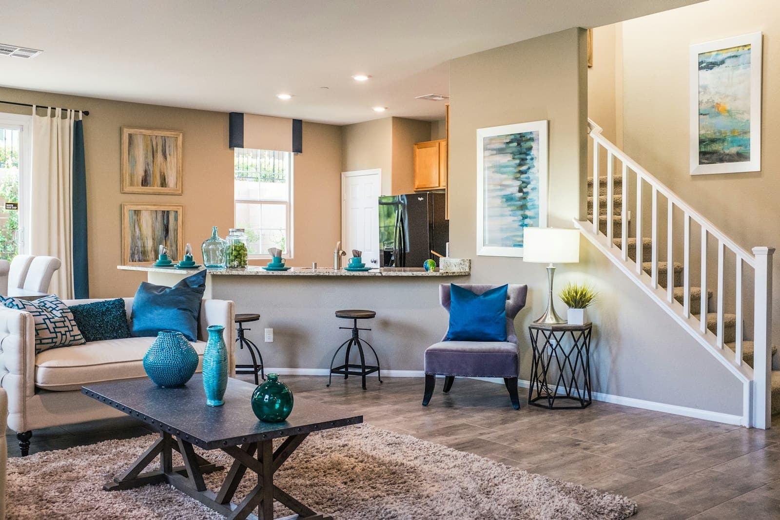 A bright, welcoming living room